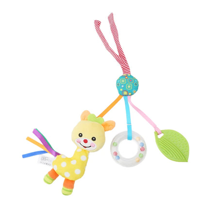 ASWJ New Baby Rattles Bell Toy Stroller Mobile Infant Rattle Animal Speelgoed Pendant Crib Bed Teether Hanging Toy Newborn Gifts