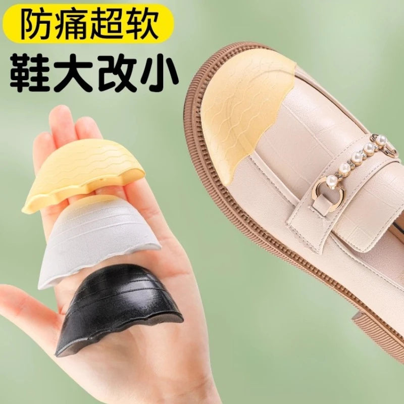 Invisible Shoe Size Corrector Inserts Comfortable Toe Pads for Loose Shoes Anti-Slip Cushion Shoe Size Reducer Fillers Wholesale