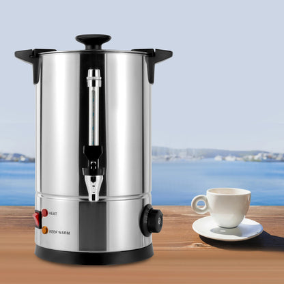 5L Stainless Steel Coffee Urn 1kw Electric Coffee Maker Adjustable Temperature Hot Water Urn for Tea Hot Chocolate Coffee