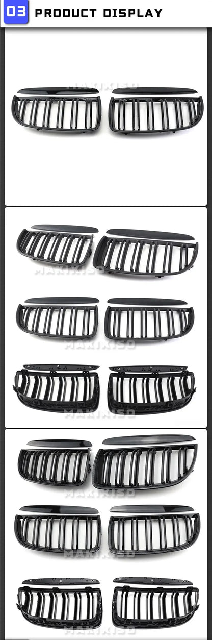 Car Front Bumper Grille Black Grille Abs Fit For Bmw 3 Series E90 E91 2005 2006 2007 2008
