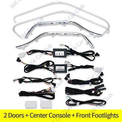 3/12/64 Colour Car LED Ambient Light For Mercedes-Benz C GLC Class Coupe W205 C43 C63 X253 LED Air Vent Speaker Decorative Lamp