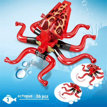 Shark Ocean Animal Building Block Toy - Enhance Hands-On Skills, Deepen Understanding of Marine Life, Perfect Fun Playtime Toy