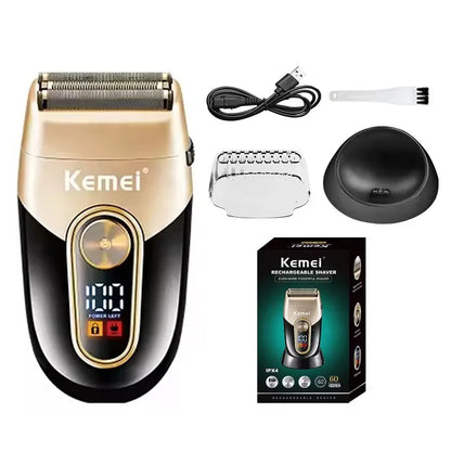 Kemei Rechargeable Hair Clippers kit Professional DLC Blade Electric Trimmer Men Barber Cordless Shaver KM-2242 KM-2351 KM-3209