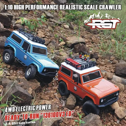 Ruitai RGT 1/10 136100V3FD 4WD Four-Wheel Drive Anti-Climbing Remote Control Car Adult Children's Model Toy