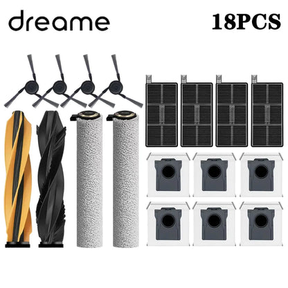 Dreame Aqua 10 Ultra Roller / Aqua10 Roller Vacuum Parts Main Roller Side Brush Bag Filter Roller Mop Cloth Acccessories