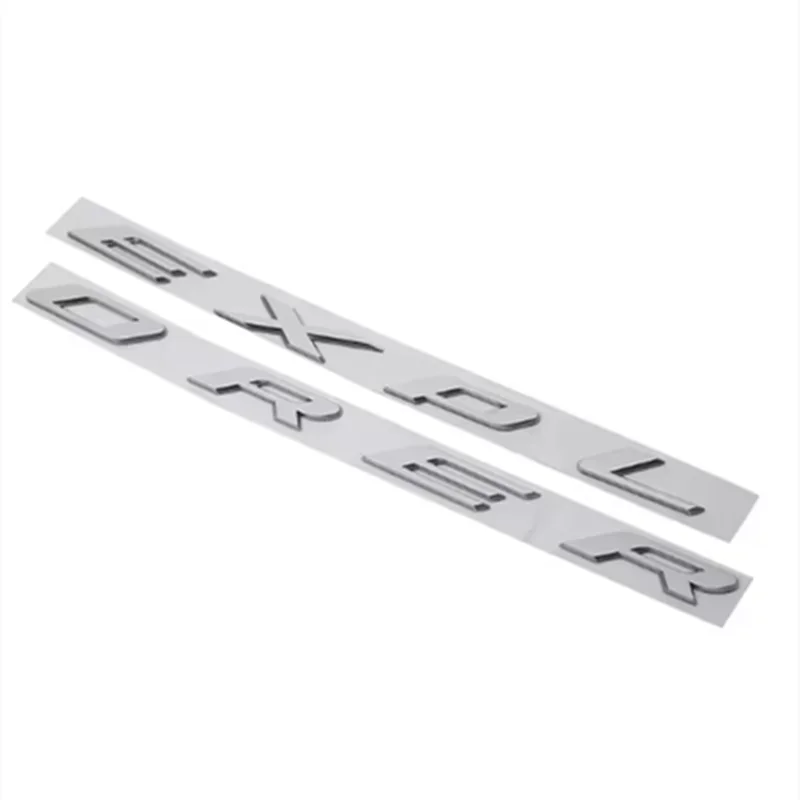 3D ABS Chrome Black Letters Explorer Logo Car Front Hood Emblem Bonnet Badge Sticker For Explorer 2011-2021