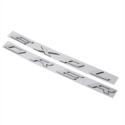3D ABS Chrome Black Letters Explorer Logo Car Front Hood Emblem Bonnet Badge Sticker For Explorer 2011-2021
