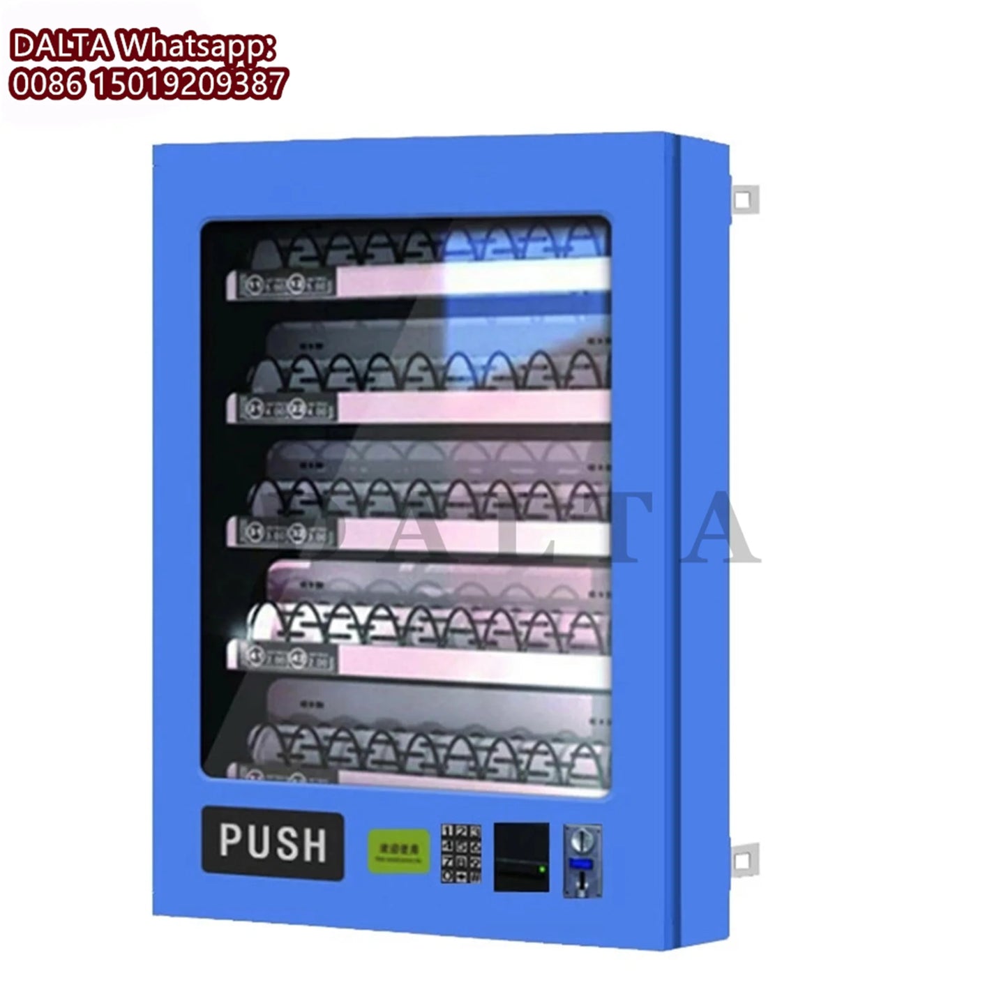 5 Layers Desktop Vending Machines With Credit Card Coin Bill Payment Selling System