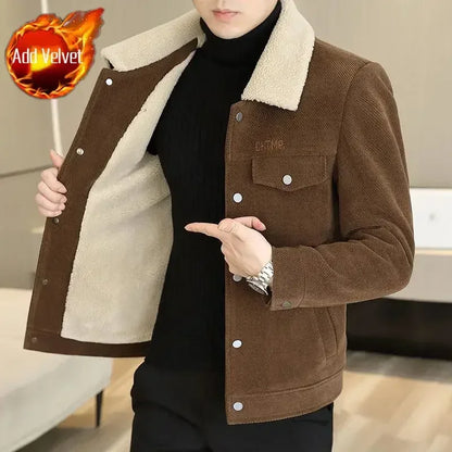 Warm Winter Coat for Men Solid Color High Quality Jacket Man Stylish Cheap Sale Work Korean Reviews Many Harajuku Deals New In