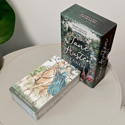 Jane Austen Tarot in Rigid Box - 12*7cm A Regency Romance Divination Deck for Literature Lovers, 78-Card Deck
