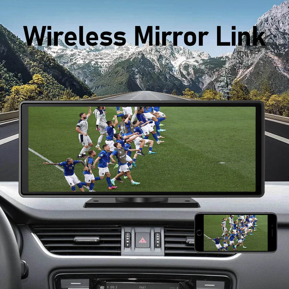 10.26” QLED Screen Universal autoradio MP5 Car Radio MultimediaI  WIFI Wireless Carplay Android Auto for Apple Or Android