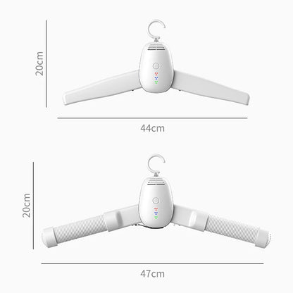 Electric Clothes Dryer Drying Rack Hang Dryer Machine Portable Travel Warm Air Dryer with Shoe Dryer Function 220V for Home