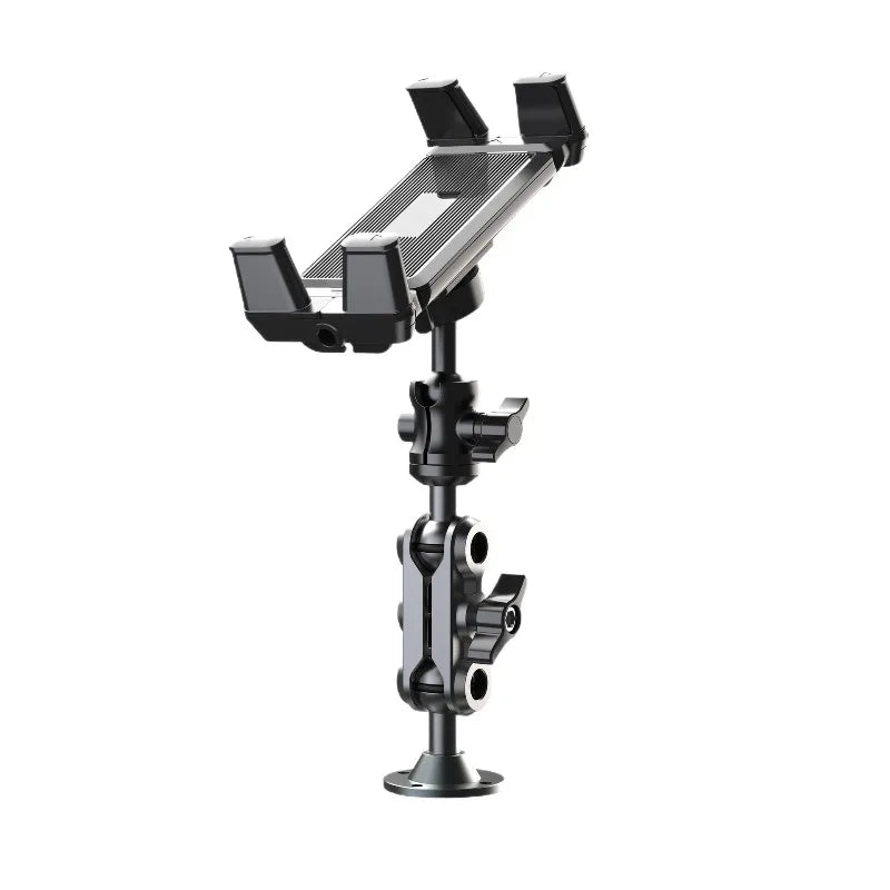 Heavy Duty Tablet Holder Wear Resist 2-Stage Phone Stand 360 Degree Rotable Car Dashboard Phone Mount for Car Bike Boats Trucks