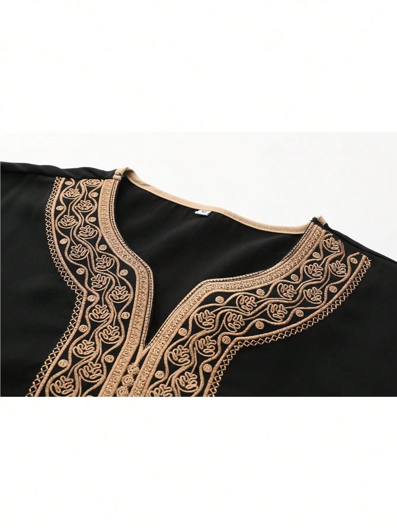 Traditional Moroccan style, Muslim men's robe,retro luxury embroidered robe, casual loose fit Eid al Fitr traditional men's robe
