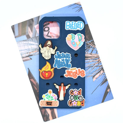 10-93PCS  God Jesu Shoes Charms DIY PVC Shoe Bag Accessories For religious belief Pendant Decoration Adult Kids  Gifts