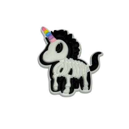 1-100pcs Cartoon Skull Tree Eye Cherry Horse Candle Juice PVC Shoe Button Charms Sandals Decorations DIY Backpack Halloween Gift