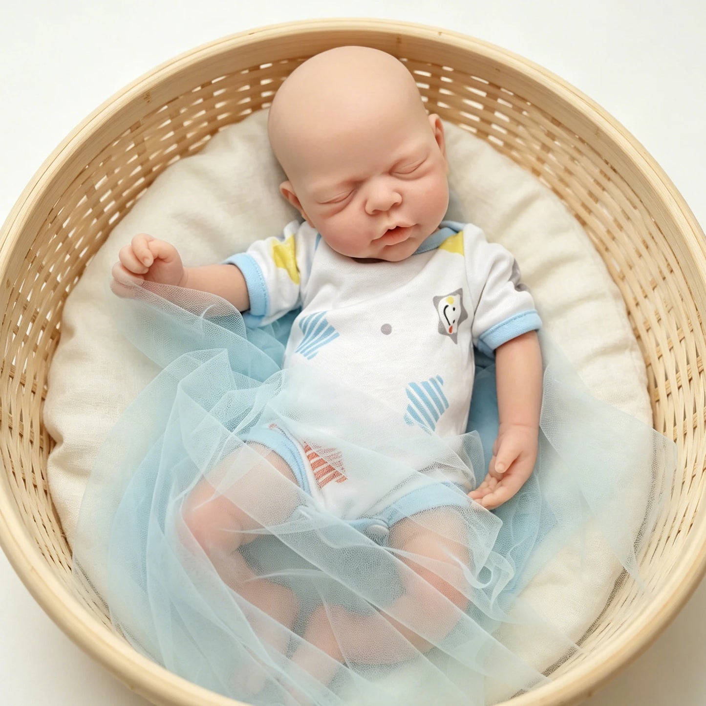30CM 12" Micro Preemie Full Body Silicone Baby Doll Lifelike Reborn Anti-Stress Toy for Stress Relief And Collectibility