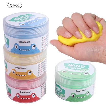 Hand Strength Training Soft Clay Hand Putty Squiz Soft Stretchy Non-Sticky Finger Training Putty 4pcs/set Putty Set