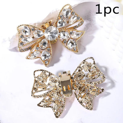 1Pc Shiny Shoes Clips Women High Heel Rhinestone Wedding Bride Shoes Charm Buckle Decorations Jewelry Shoes Accessories