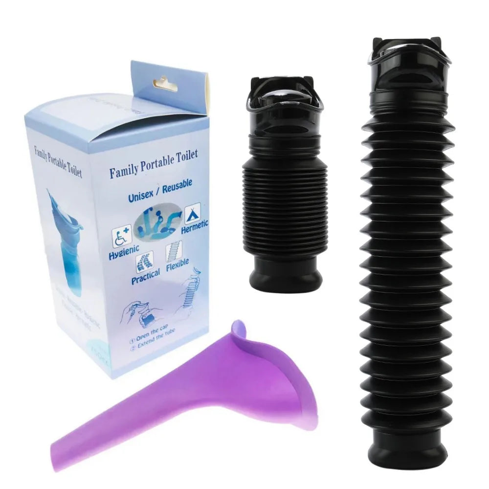 Portable Female Urination Device Foldable Standing Urinal for Outdoor Travel Car Emergency Use