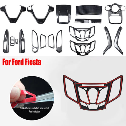 For Ford Fiesta 2009-2013 2012 2011 2010 Door Handle Decoration Protective Cover Trim Sticker