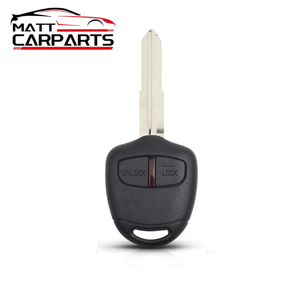 Complete Remote Car Key with Chip for Mitsubishi Outlander ASX Lancer 2007-2018 - Replacement Car Key with Chip