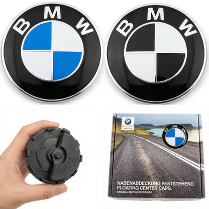 AAA 4pc 56/68mm 50th Anniversary Floating Wheel Center Caps For BMW G11 G12 G30 G31 G32 G08 G05 F46 F49 F39 F90 Auto Accessories