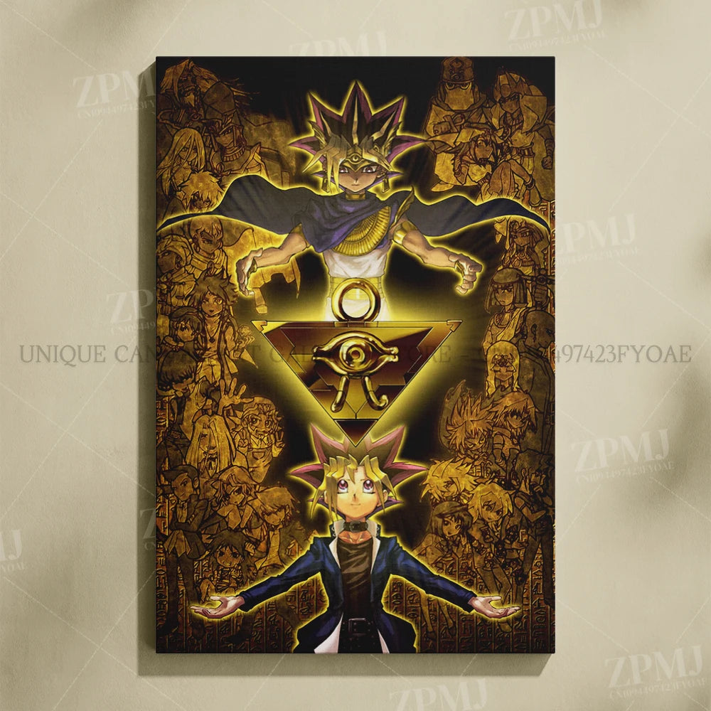 Yu-Gi-Oh! Canvas Pictures Painting Anime Figures Home Decoration Prints Poster For Living Room Frameless Wall Artwork Mural