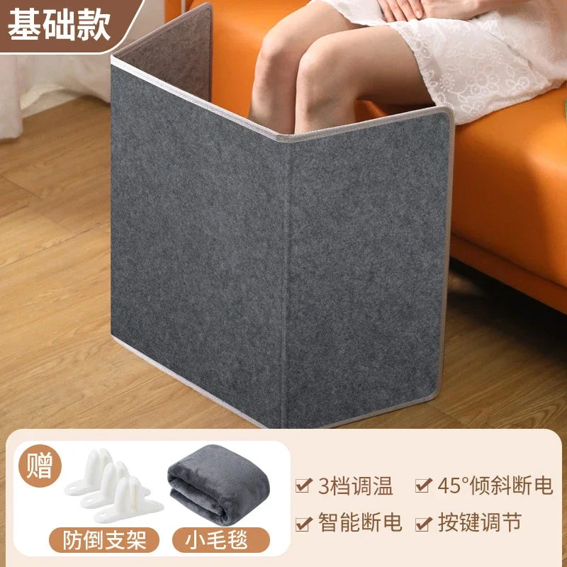 220V Electric Foot Warmer Under Desk Heating Pad for Winter Office Warm Feet CCB