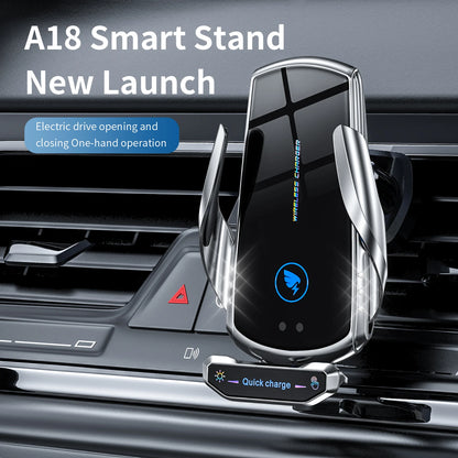 Wireless Charger Car Phone Holder Stand 15W Fast Charging Station For iPhone Xiaomi Samsung Huawei Magnetic Wireless Car Charger
