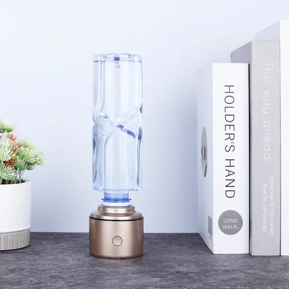 IHOOOH Rich Hydrogen Water Generator Bottle Nano Smart Cup MRET OH 7.8Hz Molecular Resonance Pure H2 Japan Mini Ventilator