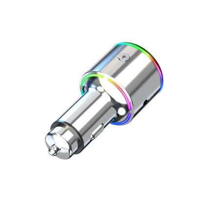 News AUX Player RGB LightBluetooth FM Transmitter Handsfree Car MP3 Player Stereo Car FM Modulator PD30W Quick Charge QC3.0