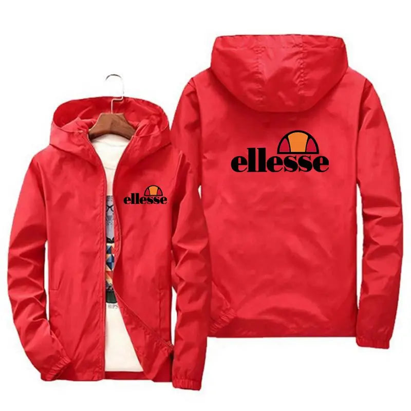 2026 spring and autumn new windbreaker mountaineering raincoat printed letters men's jacket coat