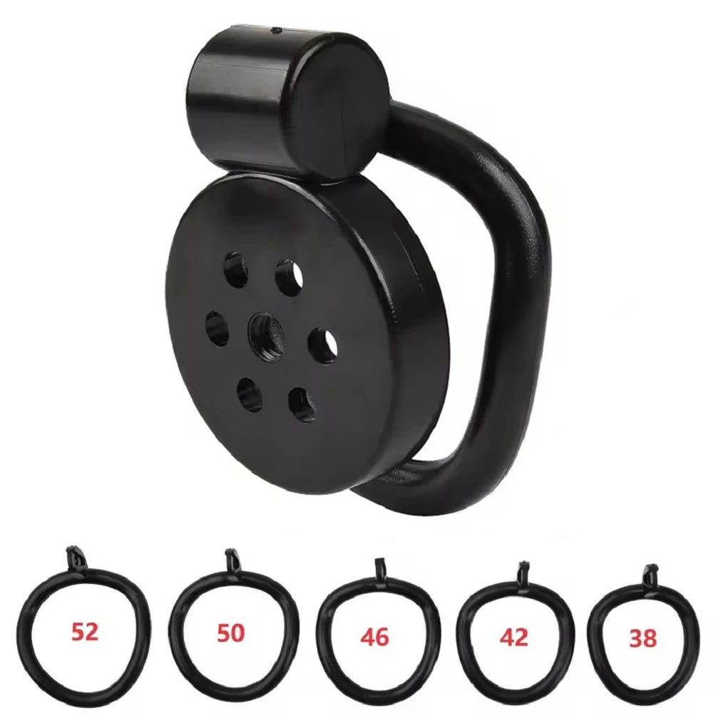 2026 Male Penis Chastity Cage Set Small Chastity Cage 5 Cock Rings With Urethral Sound Plug Penis Bondage Slave Man Sex Toy