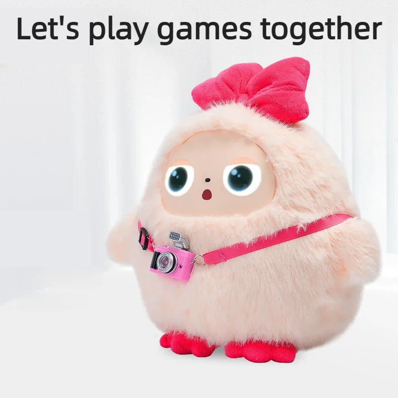 2026 NEW AI Plush Toy Robot Smart Interactive With LED Eyes&Voice Control App Compatible Soft Companion