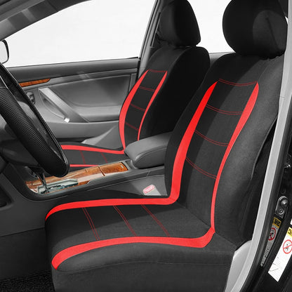 AUTOKING Universal Fabric Car Seat Covers Fit For Most Car SUV Truck Van Car Accessories Interior Seat Covers Car