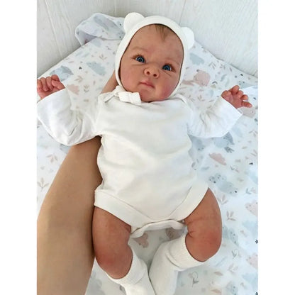 45cm Reborn Baby Doll Bettie Lifelike Soft Touch 3D Skin Hand-drawing Visible Cute Girl Doll