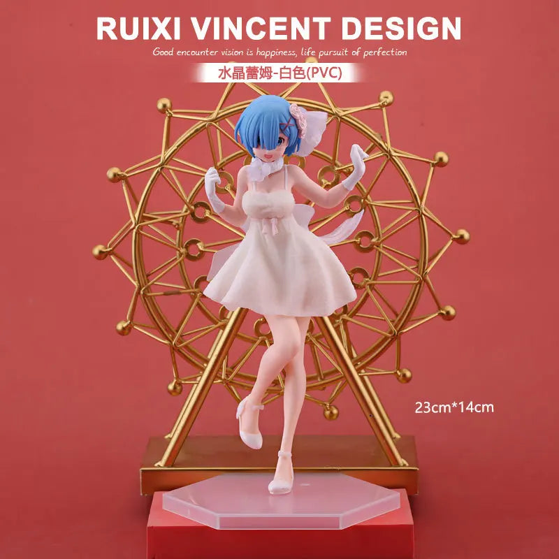 Anime Figure Hatsune Miku Model Statue Doll Beautiful Girl Sailor Moon Rem Asuna Cosplay Merchandise Collectible Gift For Fans