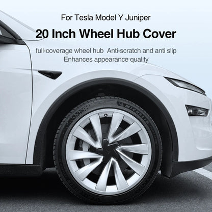 20 Inch Rim Wheel Patch Hub Caps For Tesla Model Y Juniper 2025 ABS Wheel Guard Cover Protectors Car Exterior Accessories