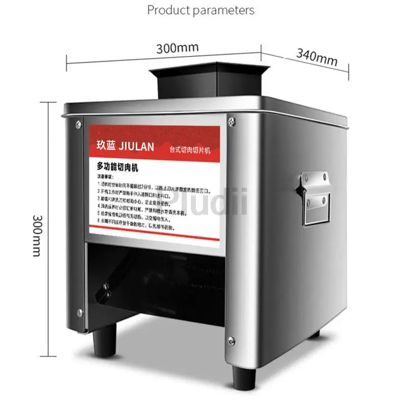 Commercial Meat Cutter Kitchen Electric Meat Mincer Slicer Dicer Shredder Automatic Meat Grinder Fish Vegetable Cutting Machine