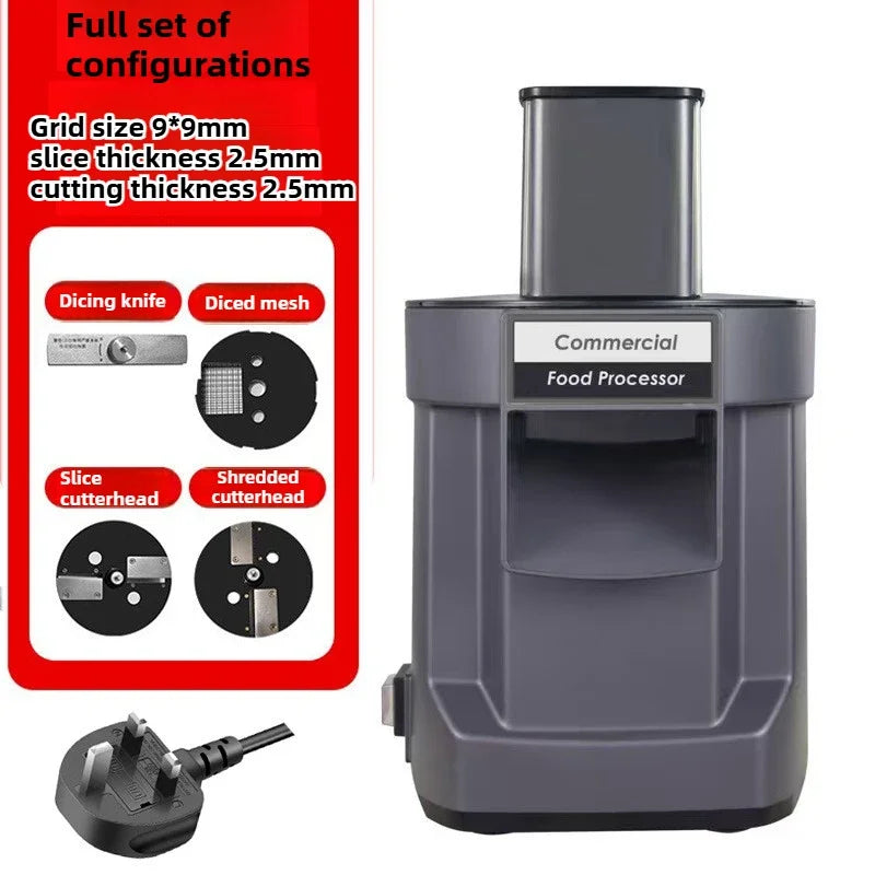 110V/220V Commercial Vegetable Cutting Machine Automatic Vegetable Carrot Potato Chopper Slice Shred Diced Quickly Vegetables