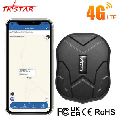 Car Tracker GPS Tracker Car TKSTAR TK905 2G 4G Magnet 5000mAh GPS Tracker 4G GPS Locator Waterproof Vehicle Free APP PK TK915