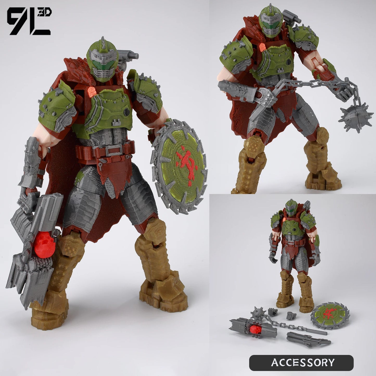 9L3D Invincible Slayer Daryl Dixon Lucky13 Action Figure Dummy13 Multi-Jointed Collectible Model Toys Titan13 Birthday Gifts T13