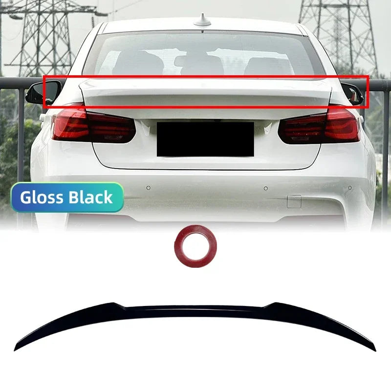 Trunk Lip Rear Wing Spoiler Air Dam Deflector Tuning Trim For BMW 3 F30 F31 2013-2018 like 335i 328i 330i 340i 320d 330d