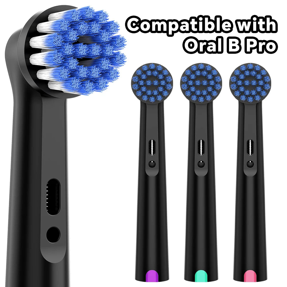 4/12/20 Count Extra Soft Replacement Brush Heads Compatible with Oral B Electric Toothbrush, Toothbrush Head for 1000/500/100