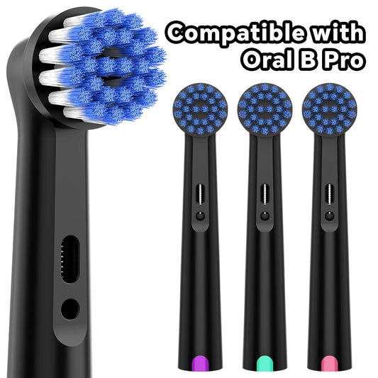 4/12/20 Count Extra Soft Replacement Brush Heads Compatible with Oral B Electric Toothbrush, Toothbrush Head for 1000/500/100