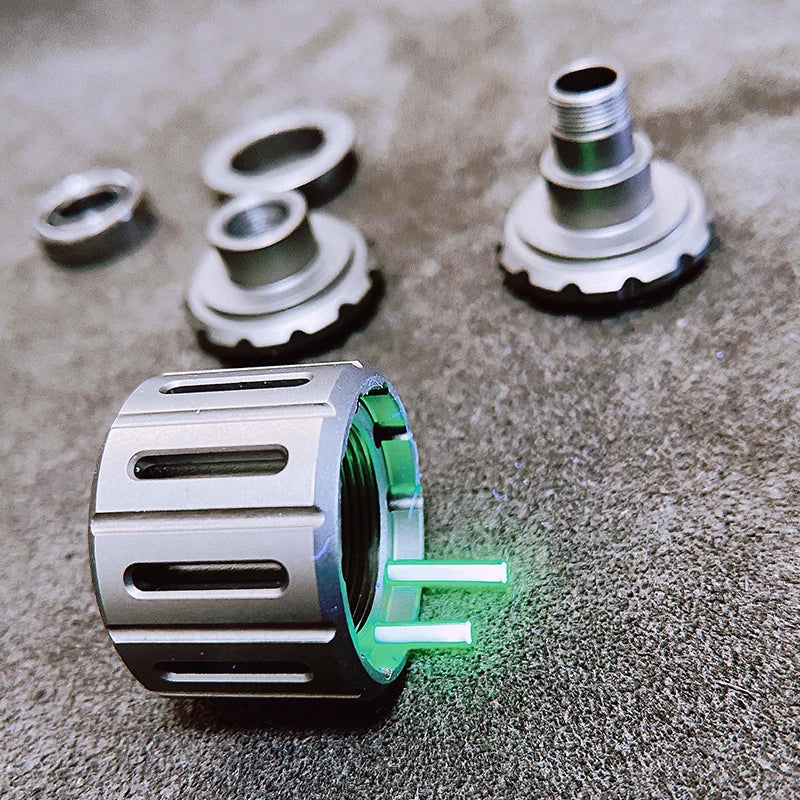 B.M War Hammer EDC Knife Pendant Fingertip Gyro Pendant Adult Fidget Toy Paracord Rope Decompression Toys Edc Titanium Accessory