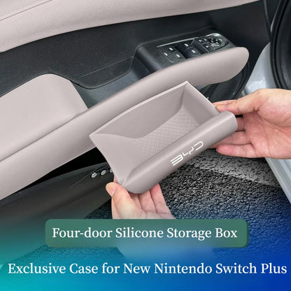 BYD  Atto 3 Silicone Storage Box for Front & Rear Doors, Interior Car Modification Accessories