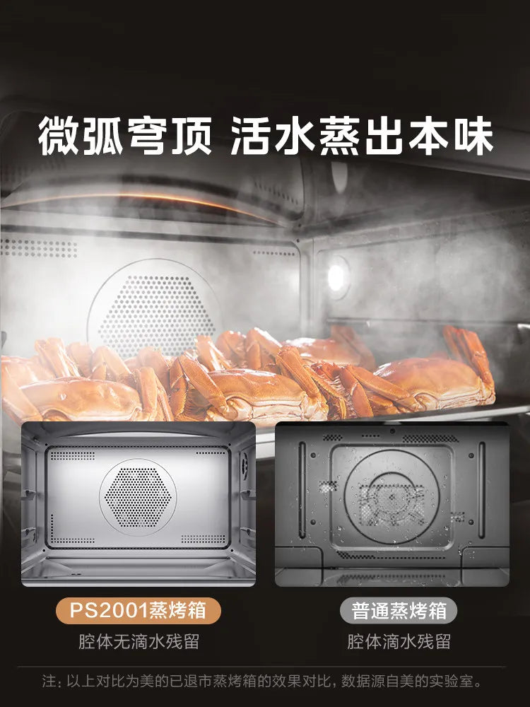 Midea Electric Oven Desktop Household Electric Steamer Air Fryer Multifunctional Steam Oven