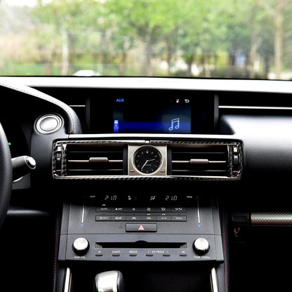 For Lexus IS250 IS350 300H 2013-2019 Carbon Fiber Gear Shift Air Outlet CD AC Window Lift Set Car Interior Accessories Sticker